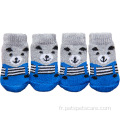 Chaussettes de chien antidérapant pour animaux de compagnie protecteur de patte de chien